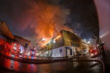 В Москве ликвидирован крупный пожар в складском помещении